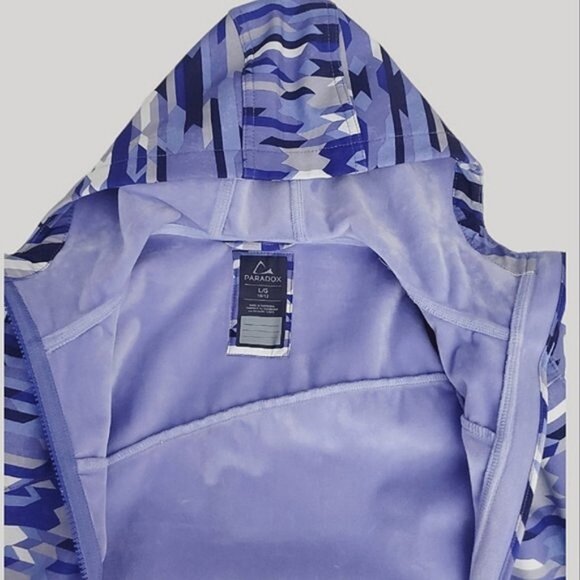 NWOT- Paradox- Water Resistant Premium Fabric Periwinkle Lightweight Jacket - Picture 9 of 13